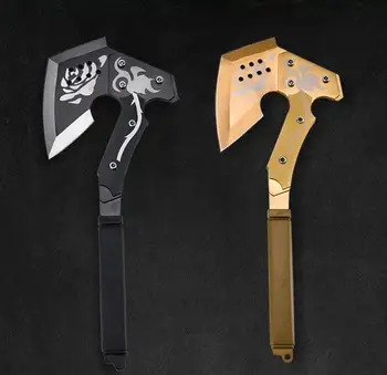 

New Rose-shape Axe Tactical Axe Tomahawk Army Outdoor Hunting Camping Survival Machete Axes Hand Tools Fire Axe Hatchet Ice Axe