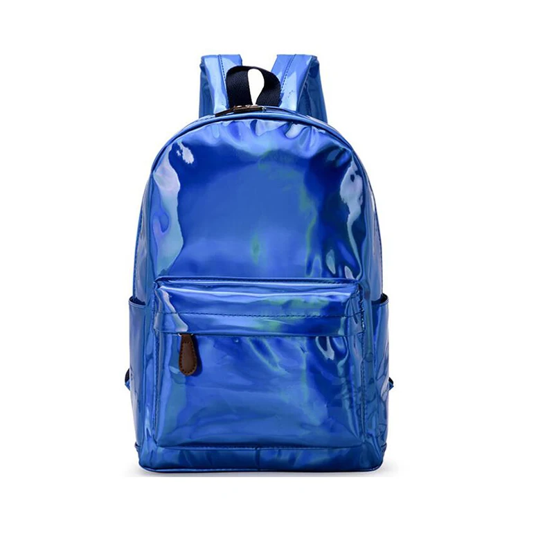 UOSC женский голографический рюкзак женский лазер малой мощности PU кожаные дорожные рюкзаки Серебряная голограмма школьные сумки для девочек-подростков
