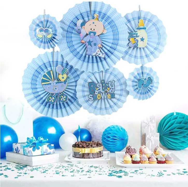 6 шт. детские соски бумажные веерные розетки фото фон бумага Pinwheel соты для