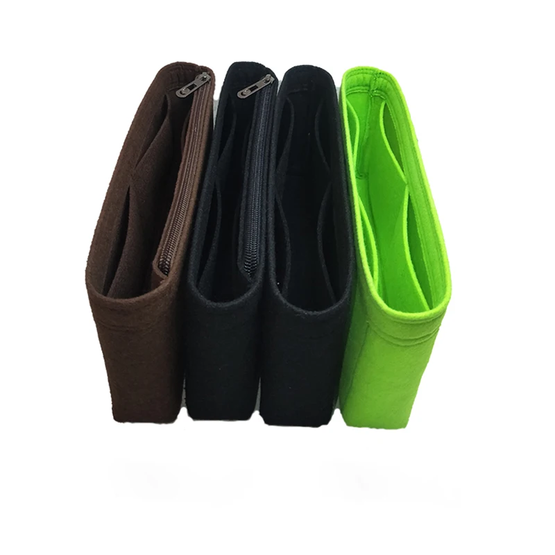 Fits For Chanel Wallet On Chain Felt Insert Bag Organizer Inner Storage Formed Stable Pocket Cosmetic Toiletry Bags