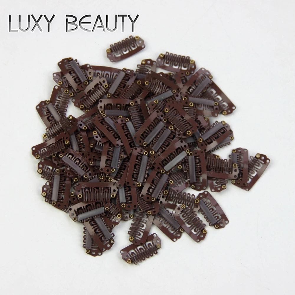 U Clip 2.8cm-middle brown (3)
