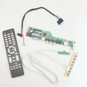 

For N116B6-L01/L02/L04 TV53 display controller drive card 1366*768 laptop panel WLED LVDS 40Pin 11.6" HDMI VGA USB AV RF DIY kit