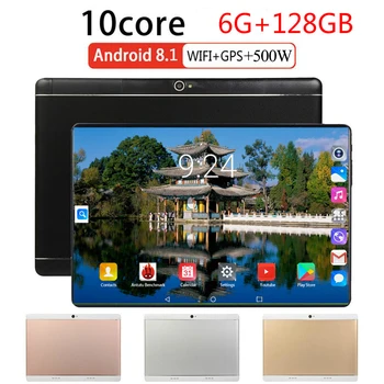

2020 Newest Tablet PC 10 Inch Android 8.0 Octa Core 6GB + 128GB ROM Tablets WiFi Phablet Dual SIM 4G FDD Lte WiFi Bluetooth GPS