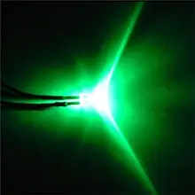  New 10Pcs 20cm 3mm/5mm LED Lamp Cable Bulb Pre-wired DC Emitting Diode Light Red/Green/Blue/RGB 5V 12V Voltage Lamp Cable 