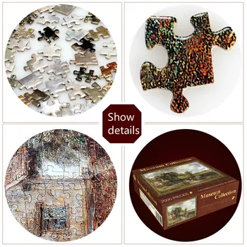 

2000 pieces of adult super difficult decompression scenery oil painting gift large creative neutral educational toy world