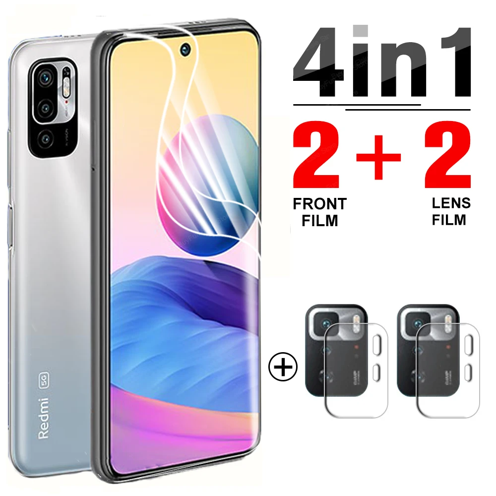 Pellicola Protettiva 4 In 1 Hydrogel Per Xiaomi Redmi Note 10 Pro 5G Pellicola Protettiva Per Schermo Per Redmi Reme Note 10 10S Pellicola Non In Vetr
