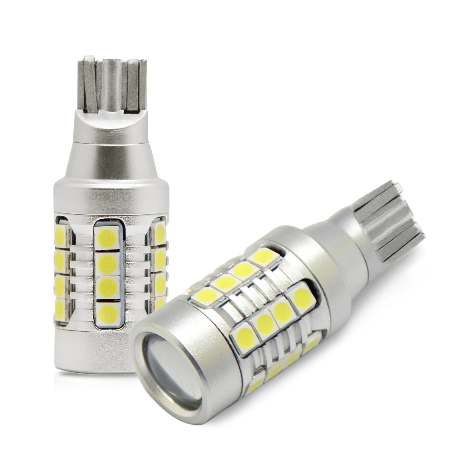 2Pcs Car LED T15 T16 912 921 W16W Bulbs 3030SMD 4000Lumen Reverse Break Parking Turn Signals Lamp Bright White Canbus Error Free |