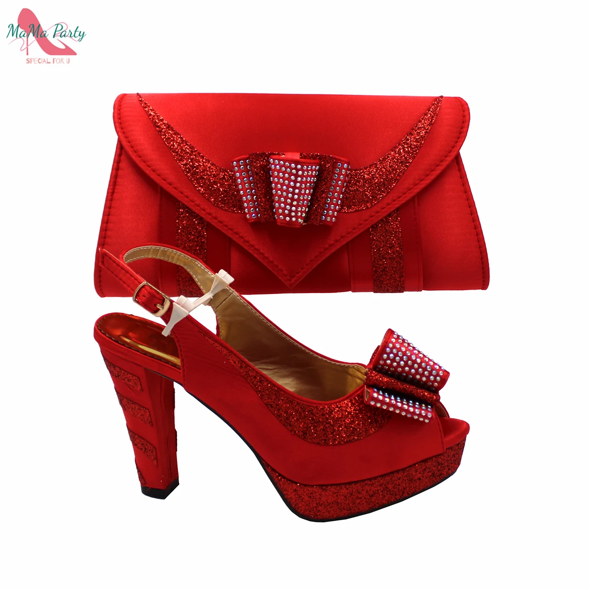 New Arrivals High-Quality African Women Shoes and Bag Set