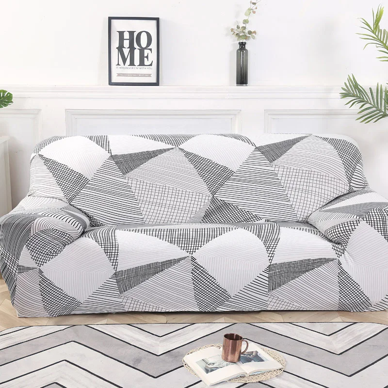 Sofa Cover Leaves Stretchable Elastic Sofa Cover Modern Cover Armchairs Living SA47001