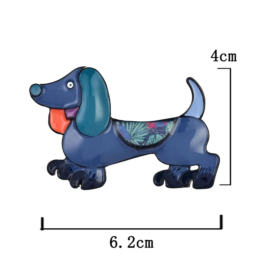 Новые милые очаровательные броши в форме собаки Булавки модные эмалированные украшения из металлического сплава воротник ювелирные изделия подарок трендовая Милая брошь в виде домашних животных для женщин