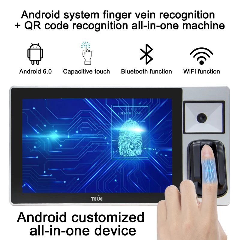 TKUN 10.1/11.6 Inch Finger Vein Fingerprint Recognition Android Tablet Computer - Wall-mounted All-in-one Installation Description Image.This Product Can Be Found With The Tag Names Barebone Mini PC, Computer Office, Finger vein fingerprint recognition