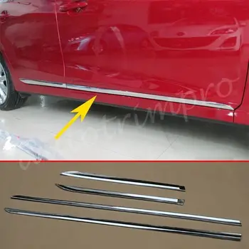 

Chrome Door Side Body Stripes Protect Cover Trim Molding Fit For Mazda3 M3 2014 2015 2016 2017 2018 Accessories Decoration