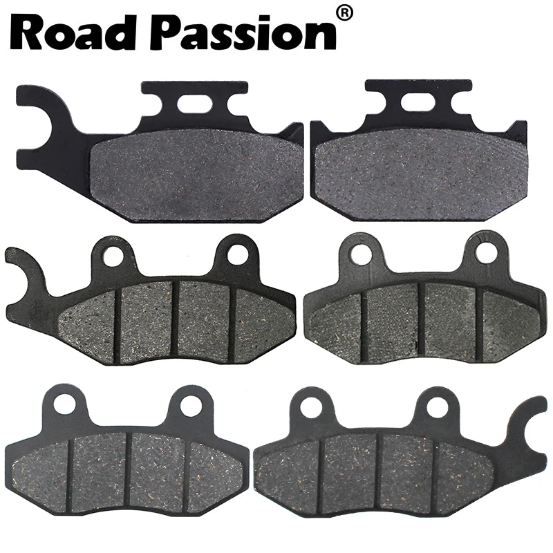 Передние и задние тормозные колодки для мотоцикла Yamaha YFM 700R YFM700R Raptor YFM 700 2006- YXR450 Rhino YXR 660 2004-2009 FA135 - Цвет: Front and Rear