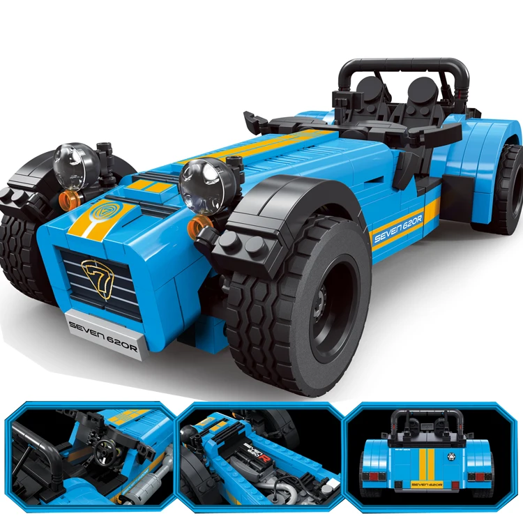 DECOOL технический 8612 спортивный гоночный автомобиль Caterham 620R модель игрушки для