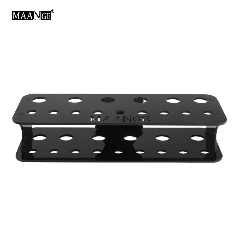 Акриловый держатель кистей для макияжа с 15 отверстиями органайзер сушки полка