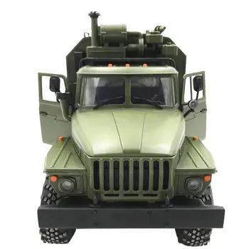 

WPL Ural 1:16 Six-Drive Military Truck Command Communication Vehicle Full Scale Simulation Climbing Remote Control Car Toy