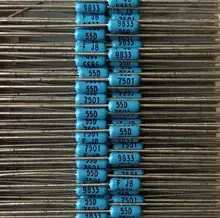 

7.5K sky blue Dale 1/4W 0.25W 1% metal film resistor 7501F NEW
