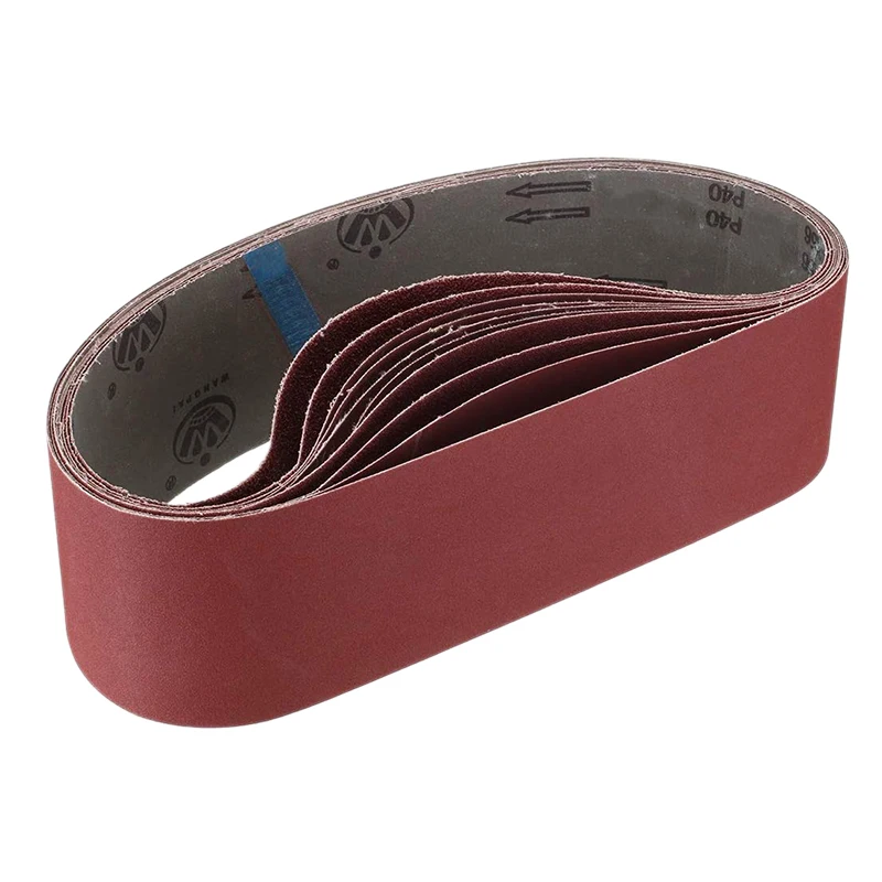 4" X 79" 36 Grit Aluminum Oxide Sanding Belts - 20-Pack, KK752X General Grade For Metal, Wood, Deburring