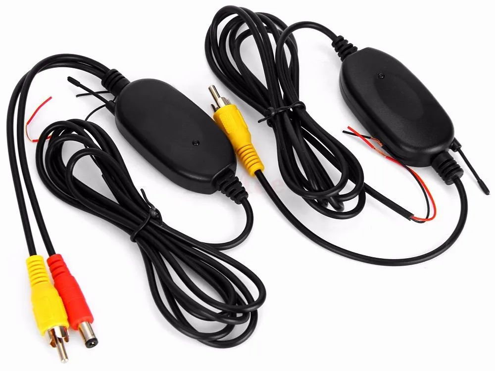 2.4G Wireless Video Transmitter Receiver Kit for Car Rear View Camera and DVD Monitor Screen Reverse Backup Rearview Cam (11)