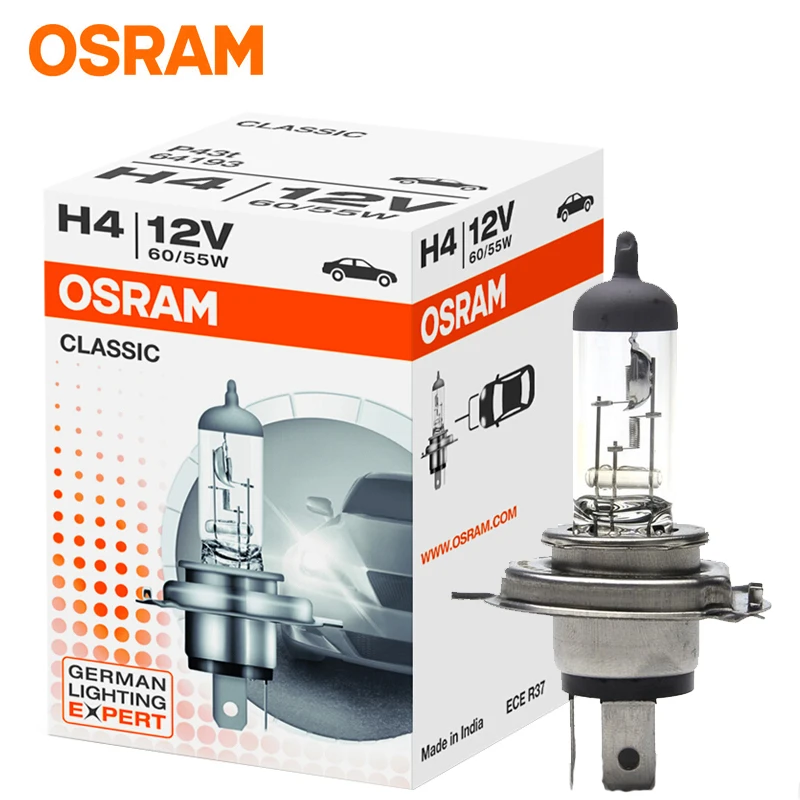 OSRAM H3 HALOGEN HEADLIGHT BULB— 12V 55W 2PCS