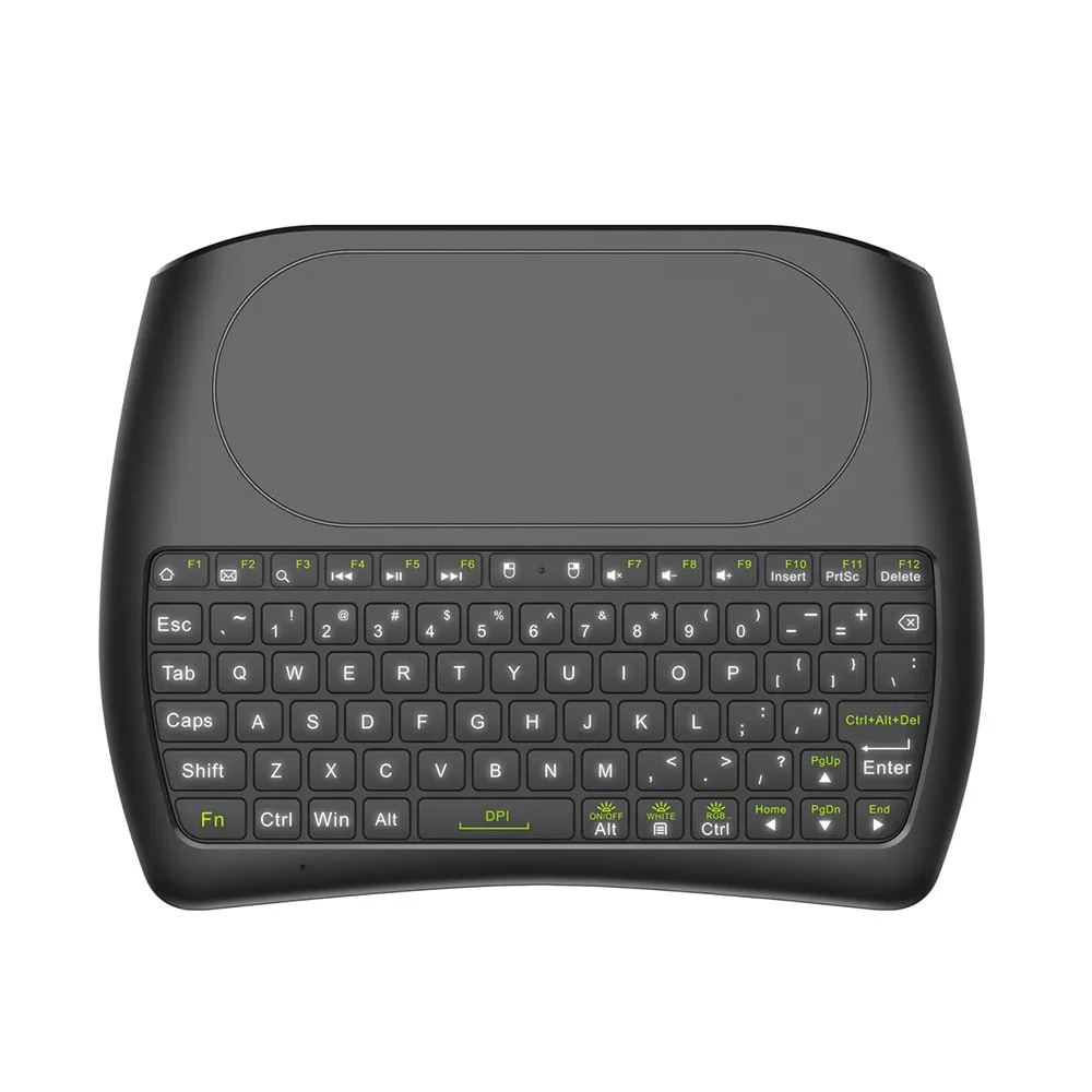 D08 английская версия 2,4 ГГц Беспроводная клавиатура QWERTY пульт дистанционного управления