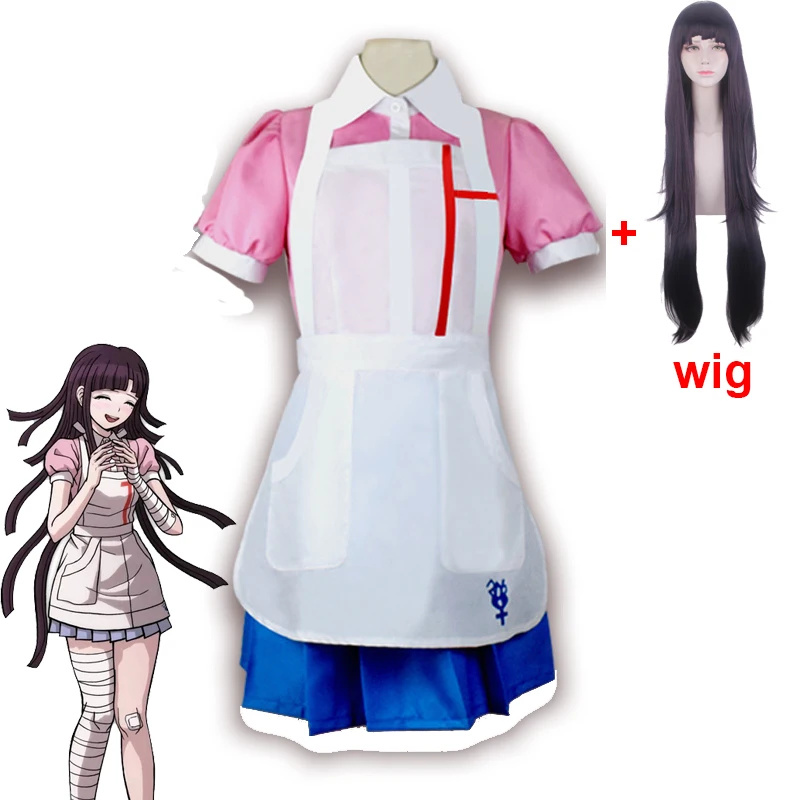 Розовые ботинки для косплея данганронпа Уганда 2 Mikan Tsumiki Косплэй Хэллоуина Carival