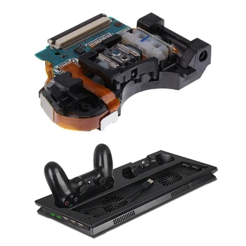 

1pcs Vertical Stand with Cooling Fan with 3 Port USB Hub & 1pcs KEM-450DAA Optical Lasers Lens Head Drive Replacement