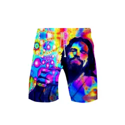 Мужские 3D шорты «БОЛЬШОЙ ЛЕБОВСКИ», 3D шорты, 2019 летние новые быстросохнущие мужские шорты в стиле хип-хоп, пляжная одежда для мужчин