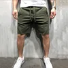 Men Shorts Wild Style Solid Color Ripped Short Pants Jogger Workout Shorts Men ► Photo 3/6