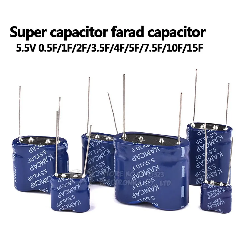1PCS Super kondensator farad kondensator kombination typ 5,5 V 0,5