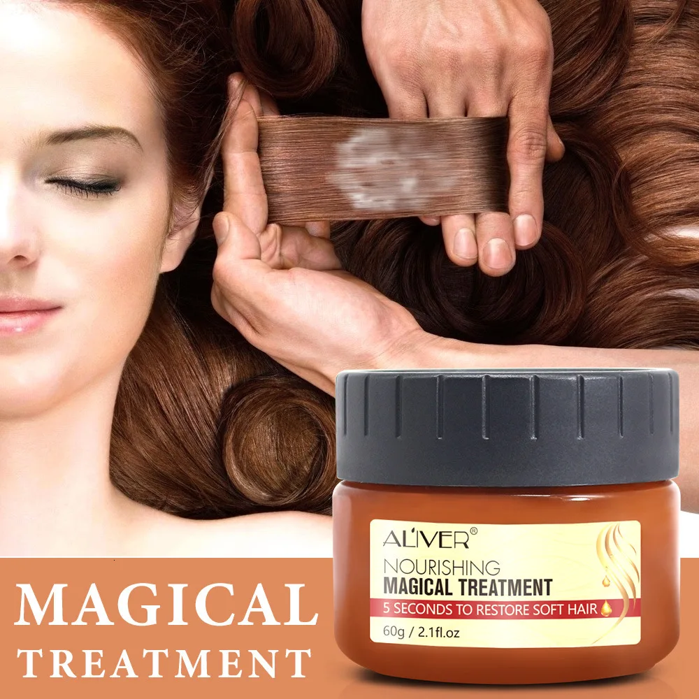 

1pcs Magic 5 Second Hair Mask Advanced Molecular Hair Root Treatment Hair Return Original Elastic Supple Hair Repair Hair Care