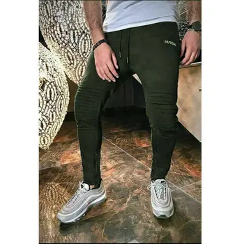 

Fashion New Hot Sale Men Slim Fit Tracksuit Sport Gym Skinny Jogging Joggers Sweat Pants Trousers