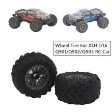 Автомобильные резиновые колеса шины запасные части Для Xlh 1/16 Q901/q902/q903 Rc внедорожники Rc автомобильные Аксессуары Rc запчасти Для Детей