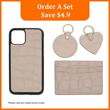 Индивидуальный держатель для карт, кошелек, модный брелок с тиснением, чехол с крокодиловым узором для IPHONE 11,11 PRO, 11PRO MAX чехол