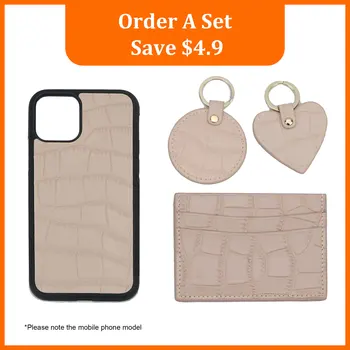 

2020 Customized Card Holder Wallet Fashion Keyring With Embossed Crocodile Pattern Case For IPHONE 11,11 PRO,11PRO MAX CASE