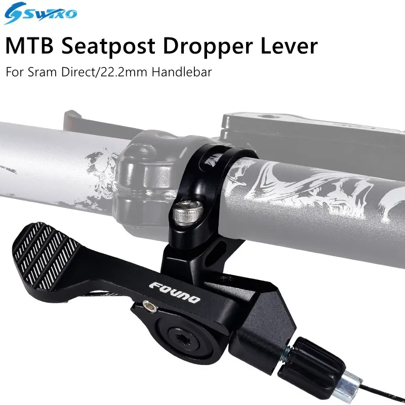 SWTXO MTB Seatpost Dropper Lever Adjustable Bicycle Seatpost Remote