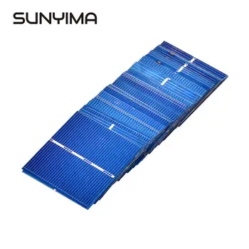 

SUNYIMA 50Pcs Solar Panel China Painel Solar For DIY Solar Cells Polycrystalline Photovoltaic Panel DIY Solar Battery Charger