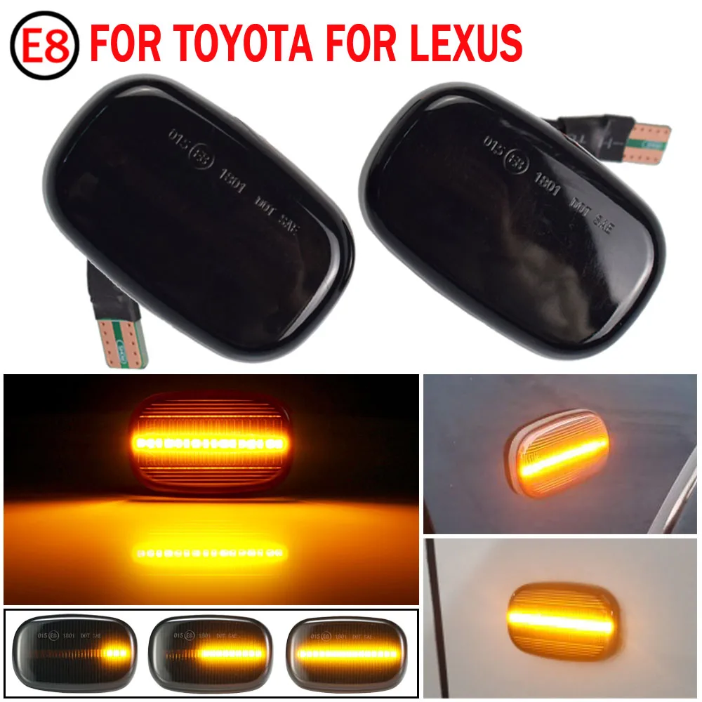 LedDynamicSideMarkerTurnSignalLightsForToyotaCelicaT2023