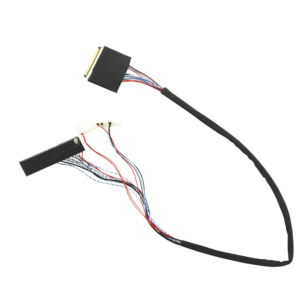 30 см Универсальный LVDS 40 штырькового шнура 1 дюйм 6bit I-PEX 20346-040T 0 4 мм для LTN141AT06-001 |
