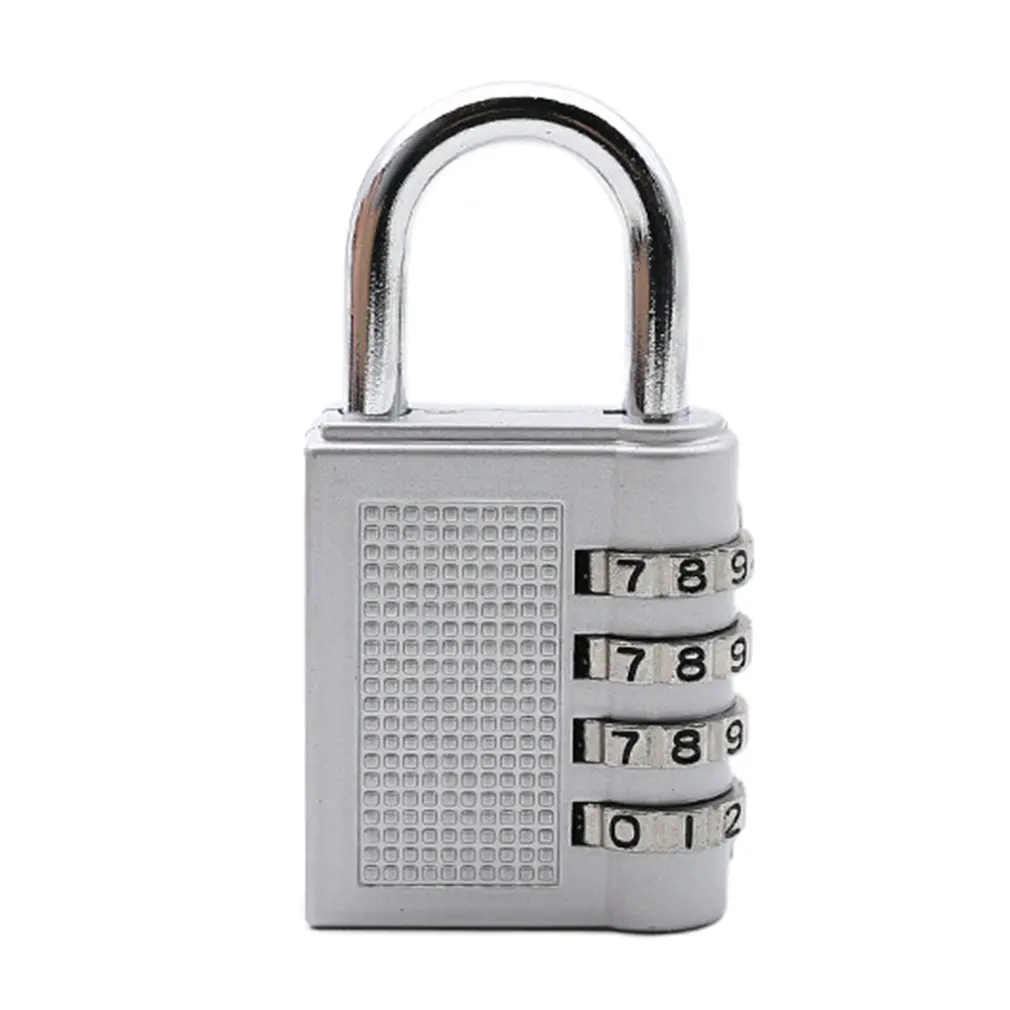 

4-digit Zinc Alloy Combination Lock Swimming Pool Gym 4 Zinc Alloy Code Lock Industrial Password Padlock Us214