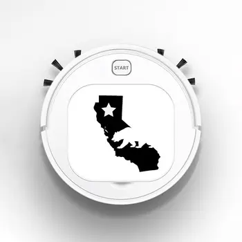 

Smart Sweeper Robot House Durable Power Floor Cleaning Robots Vacuum Cleaner 1800pa A California Bear With Star