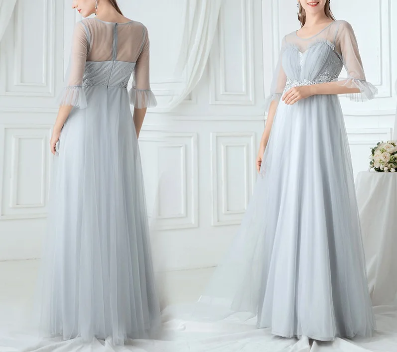 

Plus size Robe De Soiree Evening party Dresses Long A-Line V-Neck Short Sleeve lace applique Formal Dresses Women Elegant Gowns