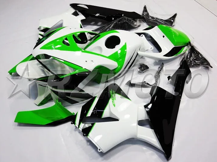 

Top (Injection mold) New ABS Motorcycle Full Fairing Kit Fit For Honda CBR600RR 05 06 F5 2005 2006 Fairings green white black