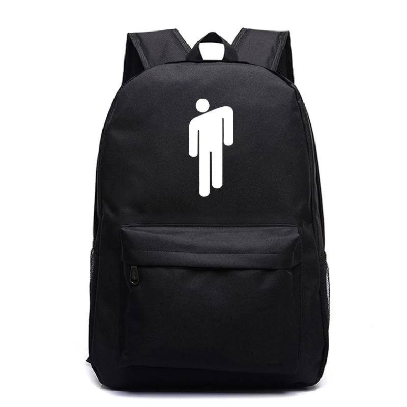 Billie Eilish рюкзаки женские/мужские школьные сумки для ноутбука дорожные сумки подростковый рюкзак для ноутбука модная нейлоновая сумка Mochila machila - Цвет: Розовый