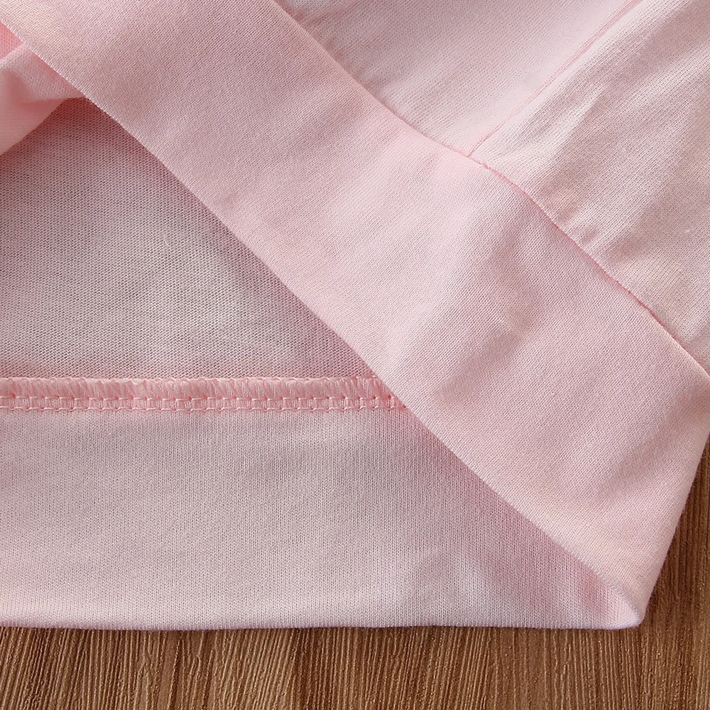 Leopard print Baby Girls Outfits Kids Clothes For Girl 4 Years Pink Ruffle Tops+Trousers+Headband Autumn Toddler Clothing D30