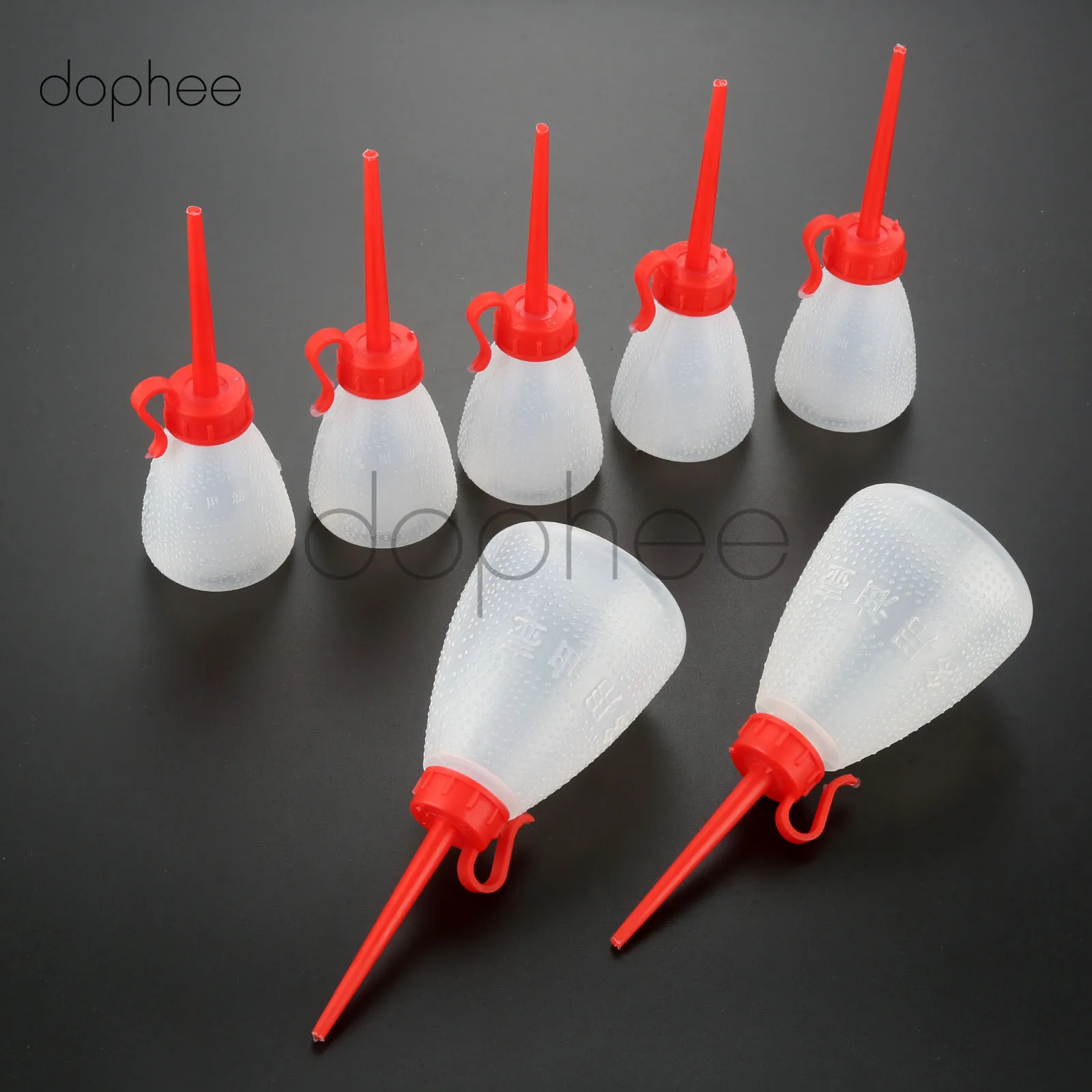 Dophee 2 5 шт./компл. 60/180 мл швейная машина пластиковый масленка длинный рот пустая