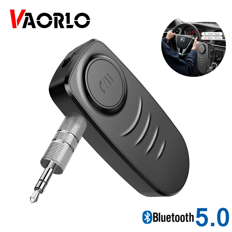 J19 Bluetooth ресивер 3,5 мм стерео автомобильный комплект музыкальный передатчик с микрофоном Громкая связь вызова AUX Jack аудио беспроводной адаптер J20