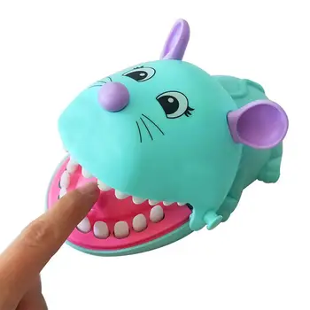 

1Pcs Creative Mouth Bite Finger Toy Game Funny Gags Toy For Children Kids Adults Play Fun Interactive Educational Toy