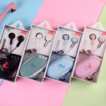 

Wired Mini in-ear Earphone with Dinosaur Design Storage Case for Mobile phone Apple iphone iPhone 6 6S Plus 5S 5 SE 4 Earphones