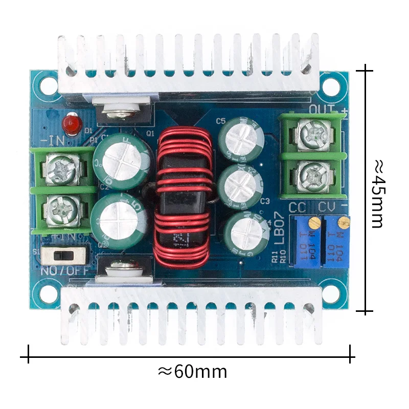 300 Вт 20А DC-DC понижающий преобразователь понижающий модуль с драйвером постоянного тока для светодиода понижающий напряжение модуль электролитический конденсатор